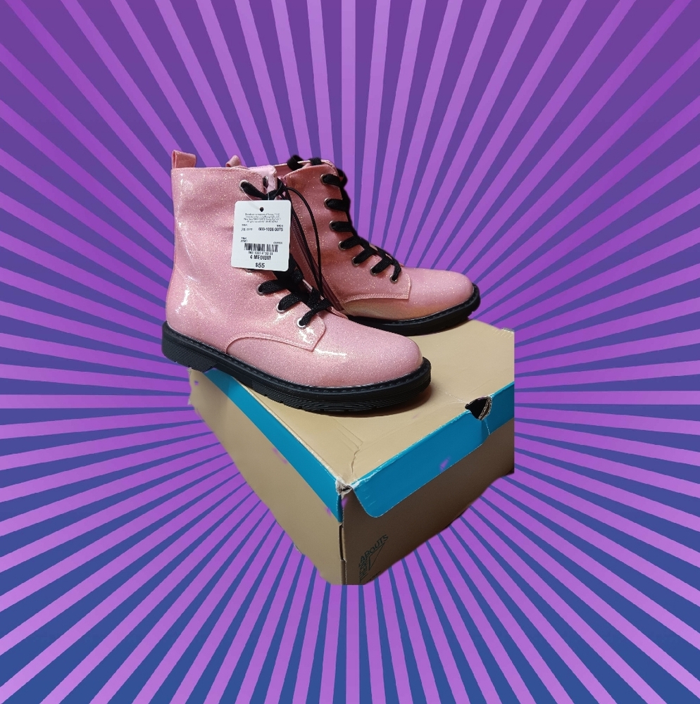 Glitter pink thereabouts girls boots 4